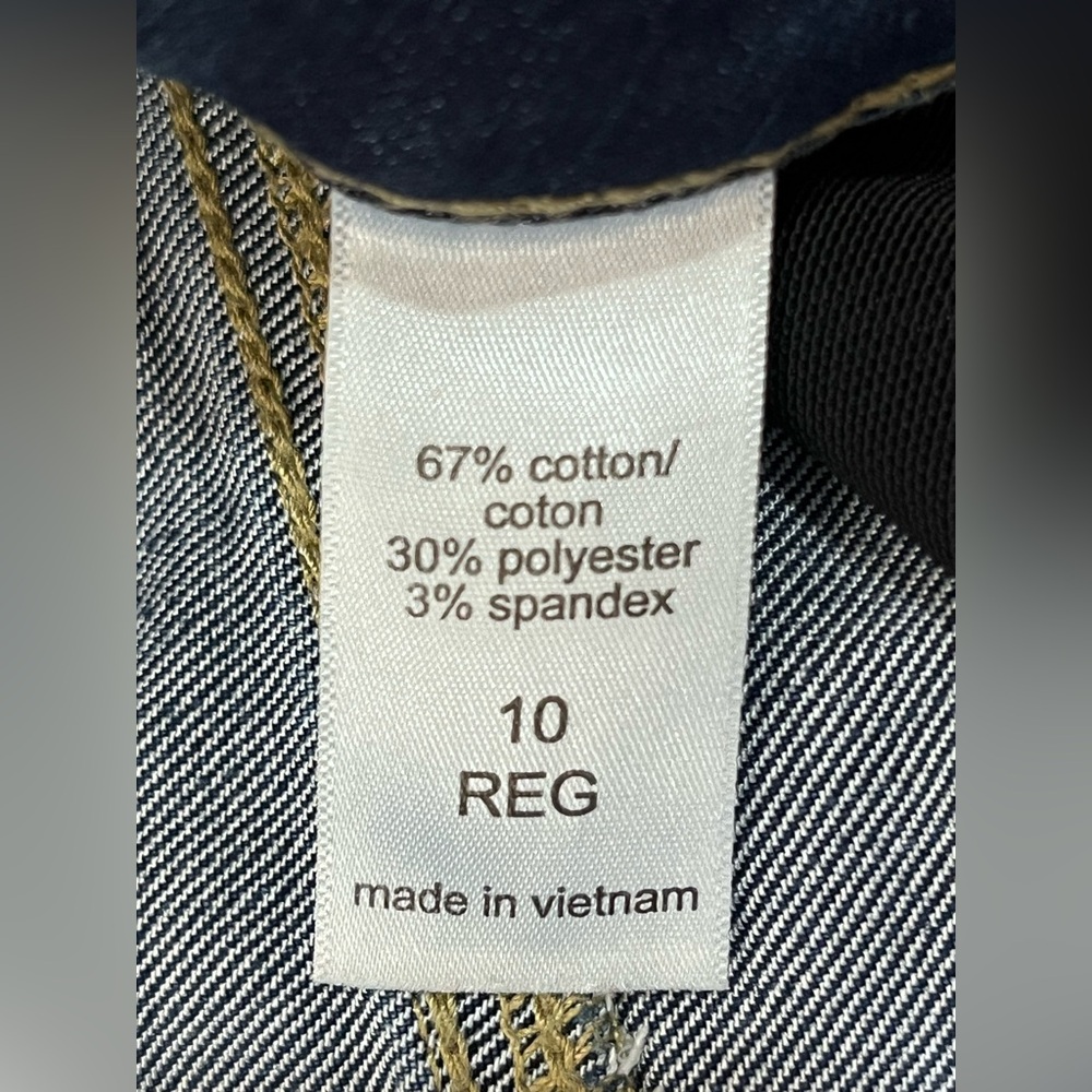 Maurices Everflex High Rise Distressed Blue Women’s Stretchy Jeans Size 10 - Picture 10 of 16